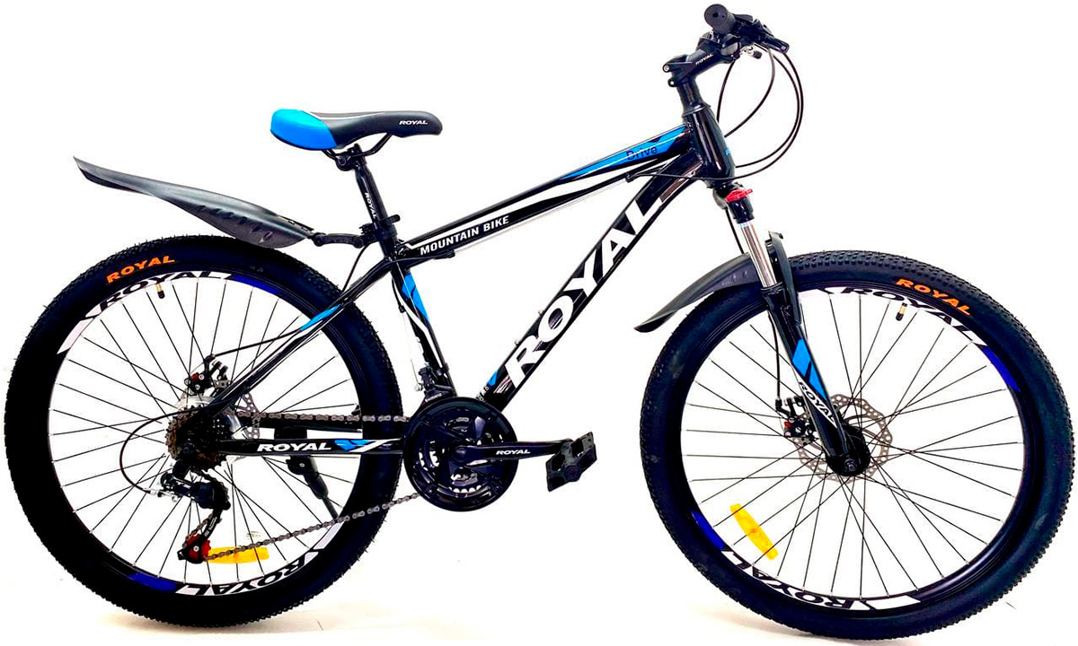 Фотографія Велосипед ROYAL DRIVE 27,5" (2021) 2021 Чорно-синій